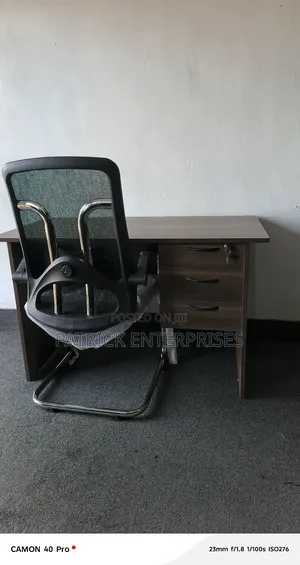1.2 Mtrs American Office Desk+ Ergonomic Study / Office Chair