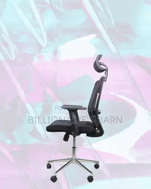 Premium Mesh Executive Seat | Modern Chrome Finish