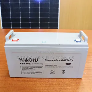 100 Ah - 12v (10hrs) Agm Heavy Duty Solar Battery Suitable for 200w