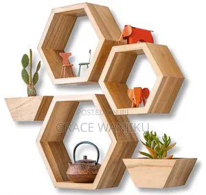 *5 in 1 Floating Shelves Wooden