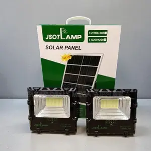 Jsot Compact 100w+100w Solar Flood Light 2 In 1 Outdoor Led Light