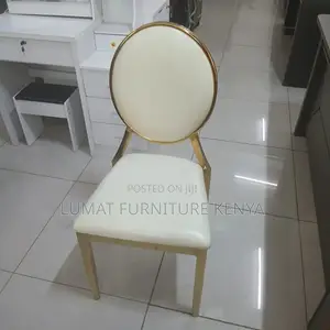 Golden White Dining Seat