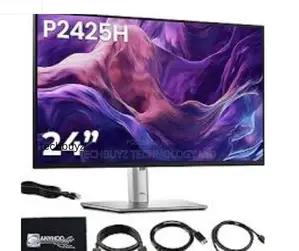 Dell P2425h 23.8"Fhd Monitor,Height/Tilt/Swivel/Pivot Adjustable Stand