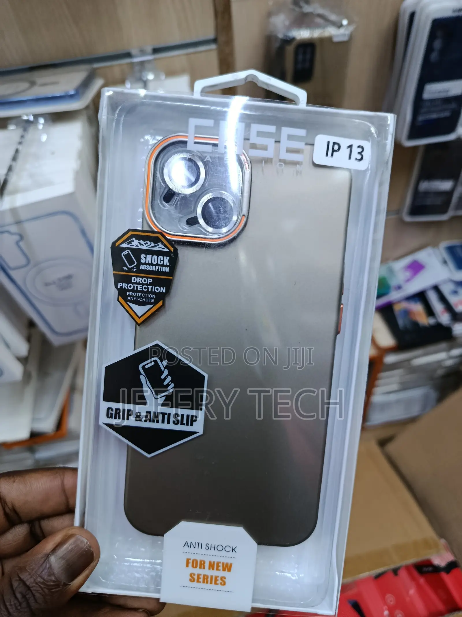 Diverb Apple iPhone 13 Shockproof Case With Camera Lens Protector