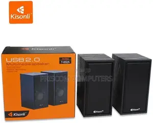 Kisonli T-002a Wooden 2.0 Portable Speaker for Laptop /Computer