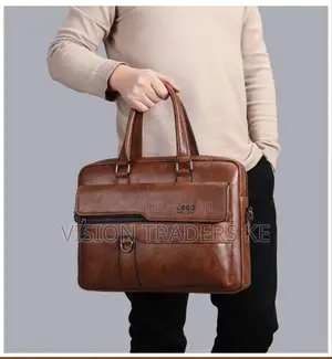 Jeep Baluo Single Pocket Laptop Bag -Light Brown