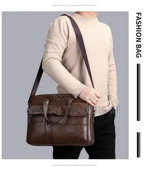 Jeep Baluo Single Pockets Laptop Bag -Coffee