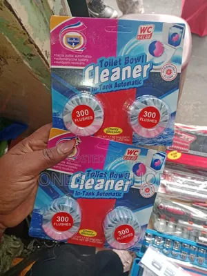 4pcs Automatic Bleach Toilet Bowl Cleaner With 300 Flushes Each
