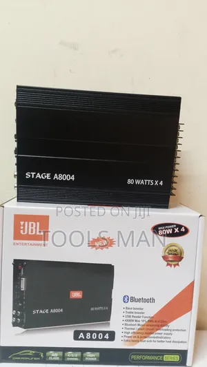WJBL Stage A8004 Car Power Amplifier.