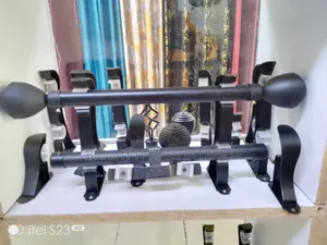 Black Jua Kali Curtain Rod Accessories Available