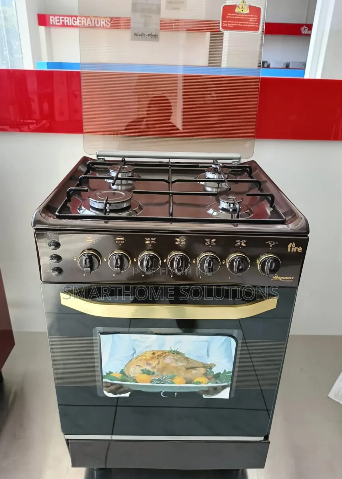 Ramtons 55×60 Full Gas Standing Cooker – Efficient Cooking Made Easy