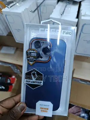 Mokose iPhone 14 Pro Case With Lense Protector and Camera Stand