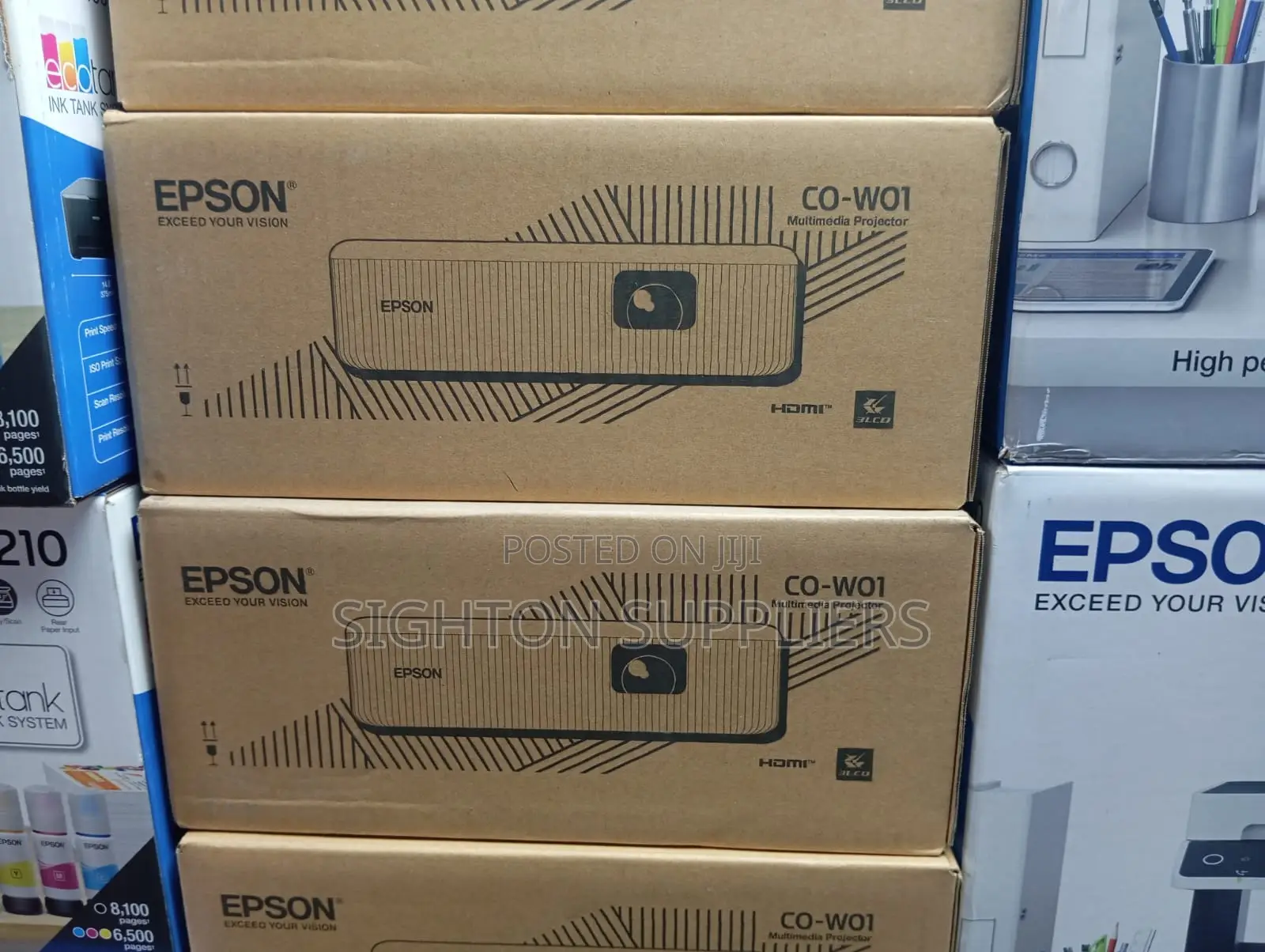 Epson Co-W01 Wxga 3lcd Projector 3000 Lumens