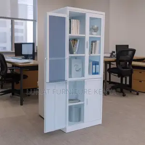 2-Door Office Display Storage Cabinet
