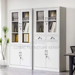 2-Door Office Display Storage Cabinet