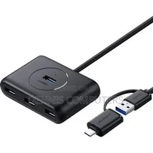 Ugreen Usb-C Usb-a to 4-Port Hub 1m Black - Cr113