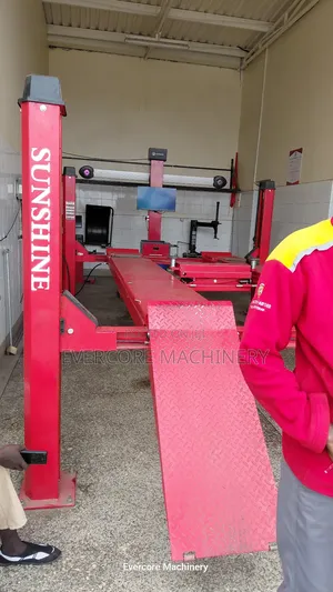 Computerized Wheel Alignment System With 4 Tone Four Post Car Lift .