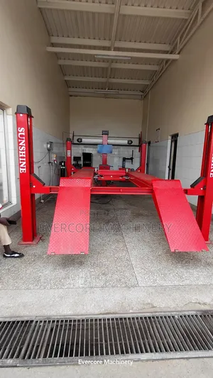 Computerized Wheel Alignment System With 4 Tone Four Post Car Lift .