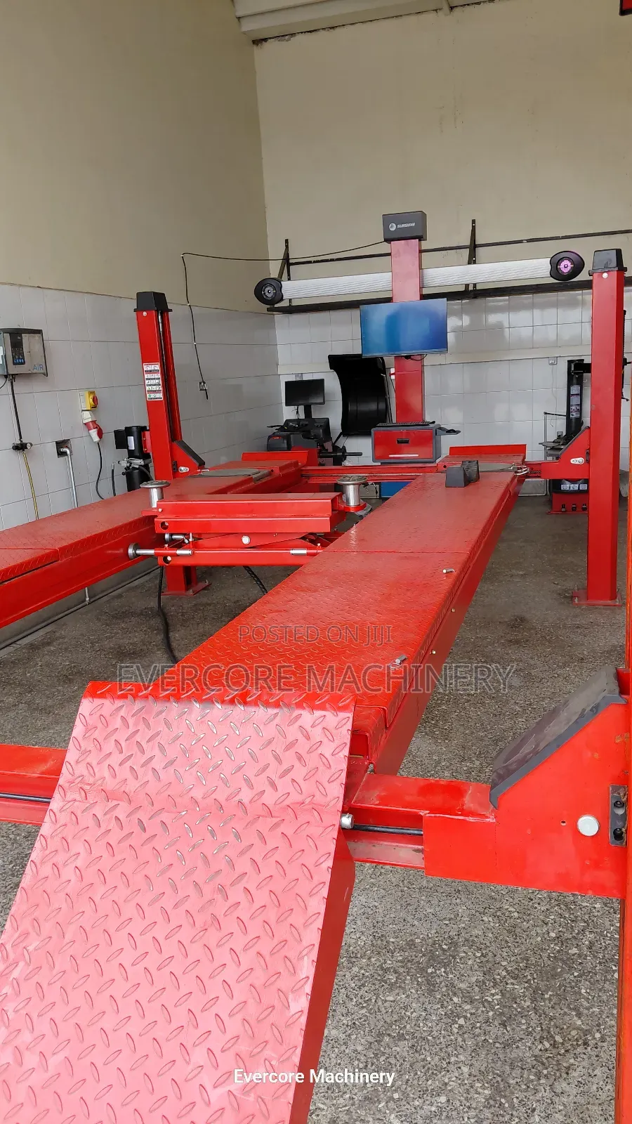 Computerized Wheel Alignment System With 4 Tone Four Post Car Lift .