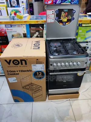 Von Standing Cooker 3g+1e 50cmx60cm