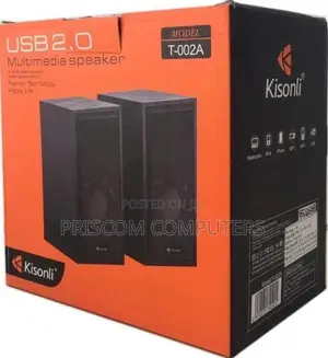 T-002a Kisonli Portable Multimedia Speaker for Laptop / Desktop