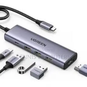 Ugreen Usb-a 3.0 Rj45 Gigabit Ethernet + Usb-a (3 Ports) -Cm475