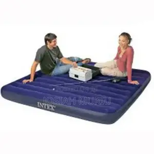 Intex Inflatable Mattress- 5 Feet by 6 Feet Plus Free Electric Pump