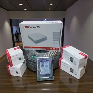 4 Hikvision Full Hd CCTV Cameras 1080p Kit Waterproof Cloud Backup