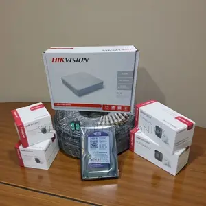 Hikvision 1080p 4 Camera CCTV Kit Motion Detection and Cloud Storage