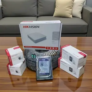 Hikvision 4 Camera CCTV Kit 1080p Full Hd Motion Detection Alerts Cams