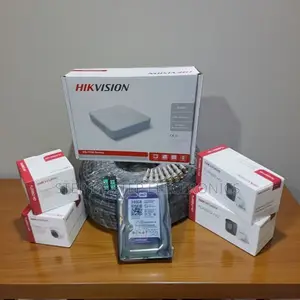 4 Hikvision 1080p CCTV Cameras Kit Smartphone Live View DVR System