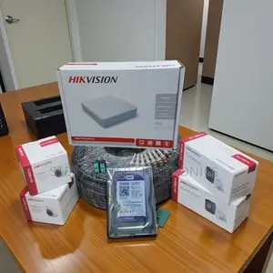 4 Hikvision 1080p Security Cameras Kit Ir Night Vision Cloud Backup