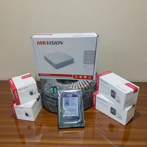 Hikvision 4 Camera 1080p CCTV Surveillance Kit Ip66 Waterproof DVR