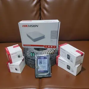 Hikvision 1080p 4 Cameras CCTV Kit DVR Smartphone Cloud Backup System