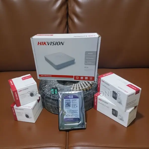 Hikvision 1080p 4 Cameras CCTV Kit DVR Smartphone Cloud Backup System