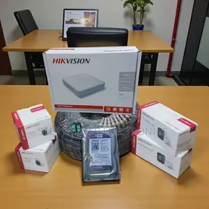 4 Hikvision 1080p CCTV Cameras Kit Smartphone Live View DVR Package