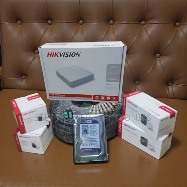 Hikvision 4 Cameras 1080p CCTV Kit Clear Image Night Vision Quality