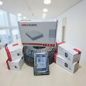 4 Hikvision CCTV 1080p Kit Easy Installation Smartphone Live View