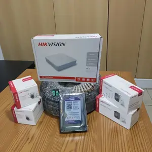 Hikvision 4 Cameras 1080p Security Kit Real-Time Smartphone Monitoring