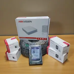 4 Hikvision 1080p Cameras CCTV Kit Easy Install Live View Night Vision
