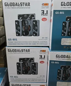 3.1ch Globalstar Home Theater System With Remote Control Woofer Syster