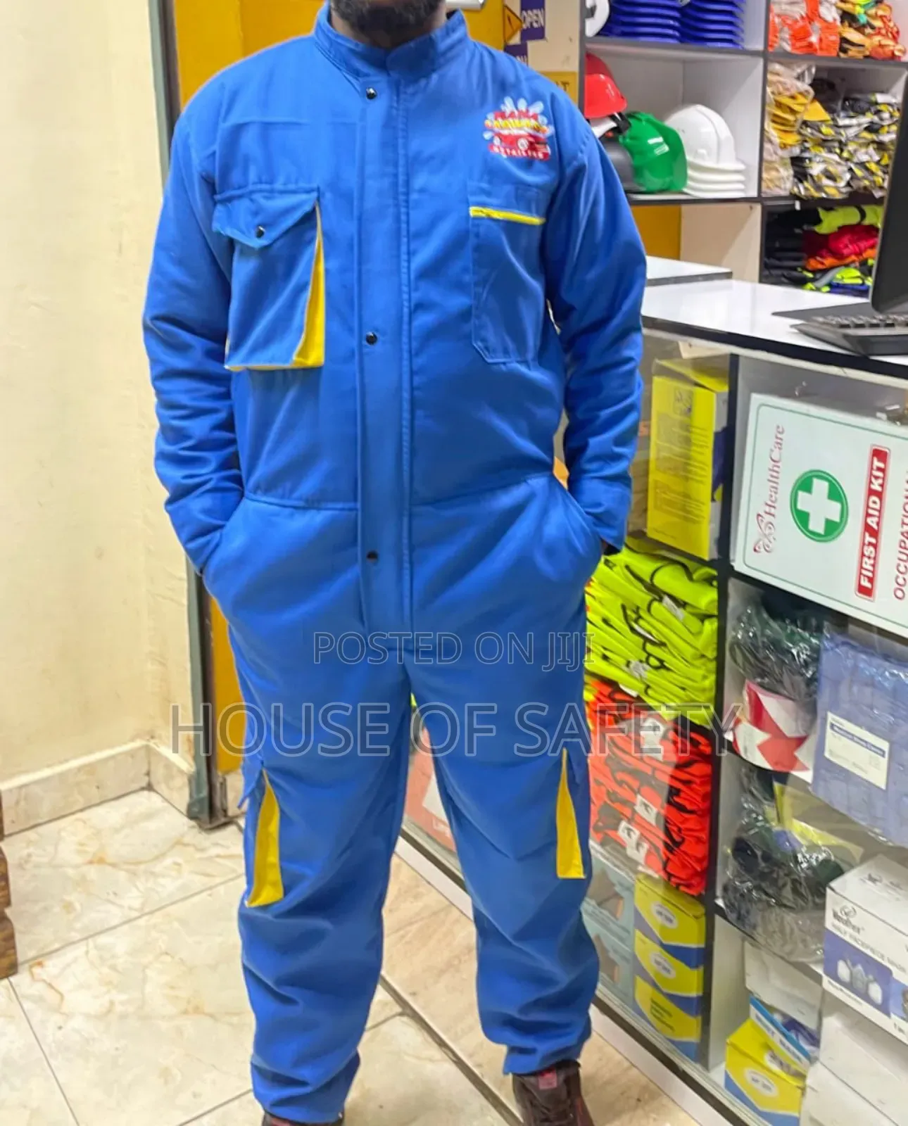 Blue Matched In Yellow Pockets