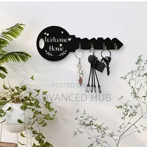 Wall Mounted Decorative Wooden Key Holder