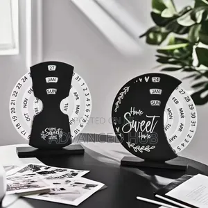 Perpetual Wooden Block Calendar
