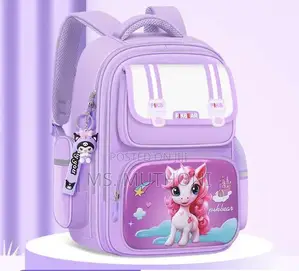 Girls Unicorn  Orthopedic Quality Children School Backpack