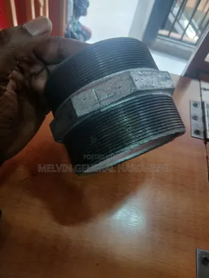 Galvanised Hex Nipple 4"