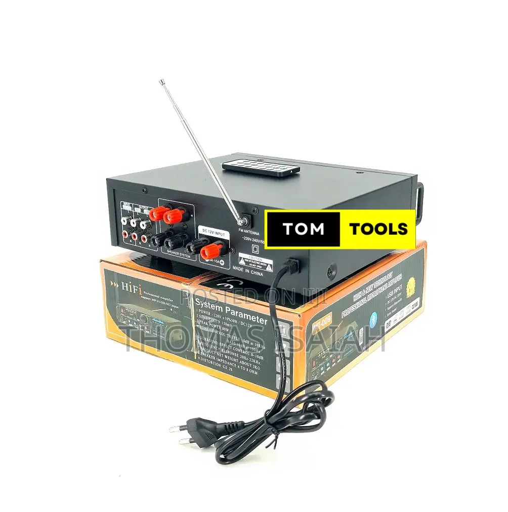 Moontek 009 Two Mic Input Bluetooth Stereo Audio Amplifier