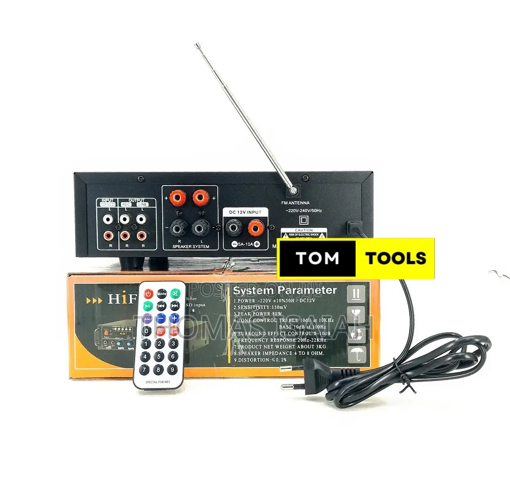 Moontek 009 Two Mic Input Bluetooth Stereo Audio Amplifier