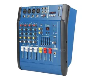 4 Channels Max Powered Mixer With Usb Bluetooth and 4 Auxiliary.