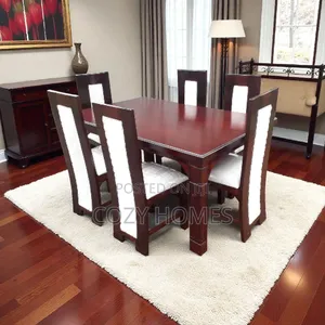 Dining Set a Boldly Designed Rectangular Dining Set Ready Made